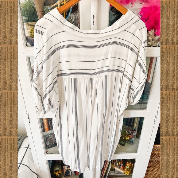 arula (formerly a’beautiful soul) striped blouse - Picture 3 of 4
